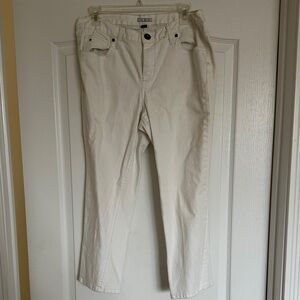 Tommy Hilfiger Cream Women's Boot Cut Jeans